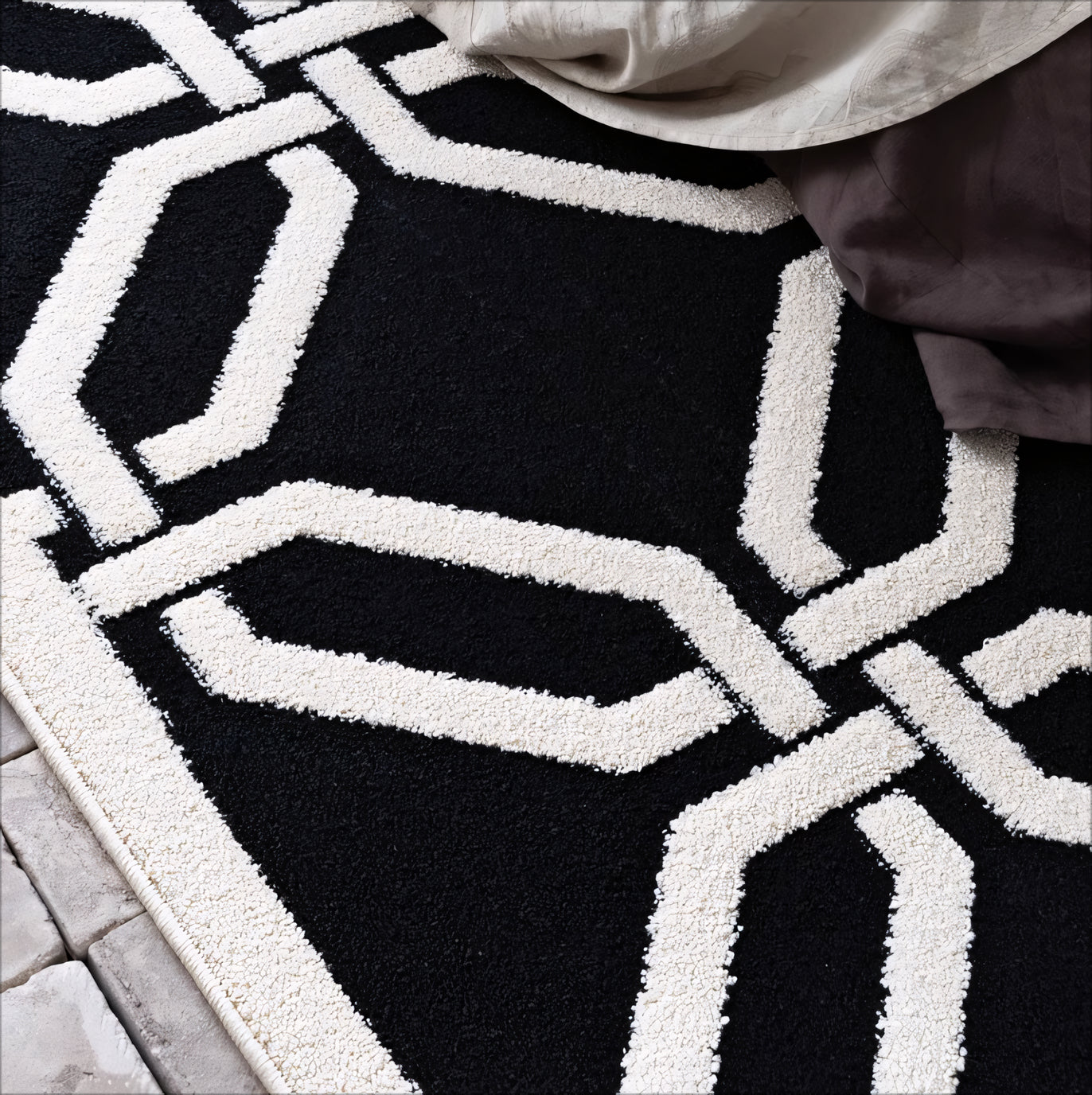 Seprina Natural seaweed fiber carpet rug