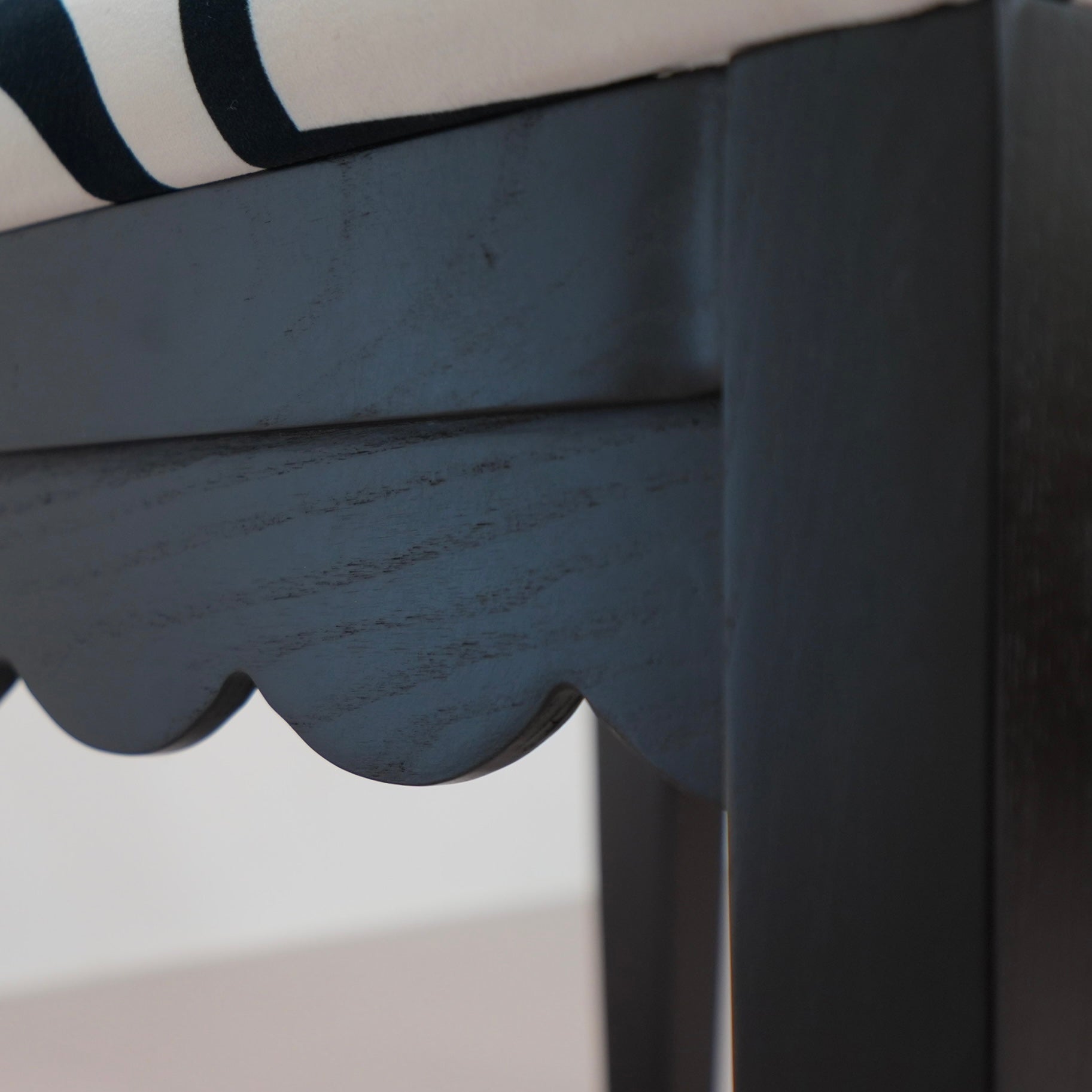 Plamos 2pcs fabric solid wood dining chairs