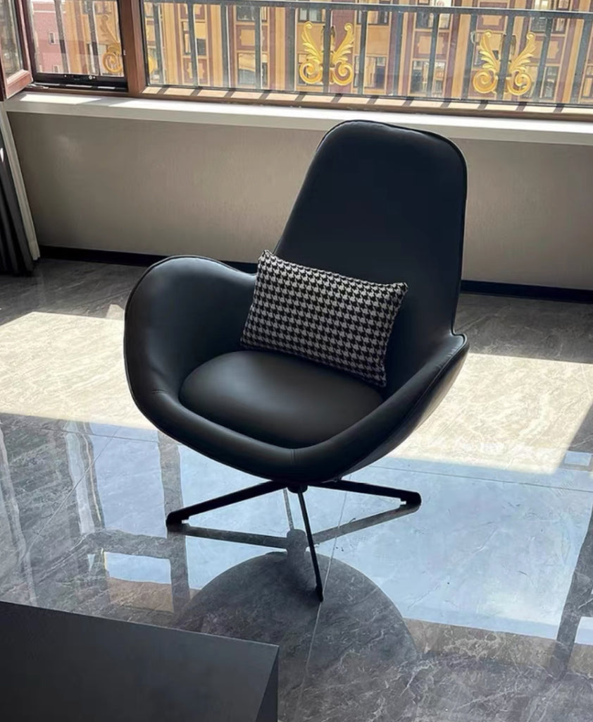 Filarine Leather accent chair