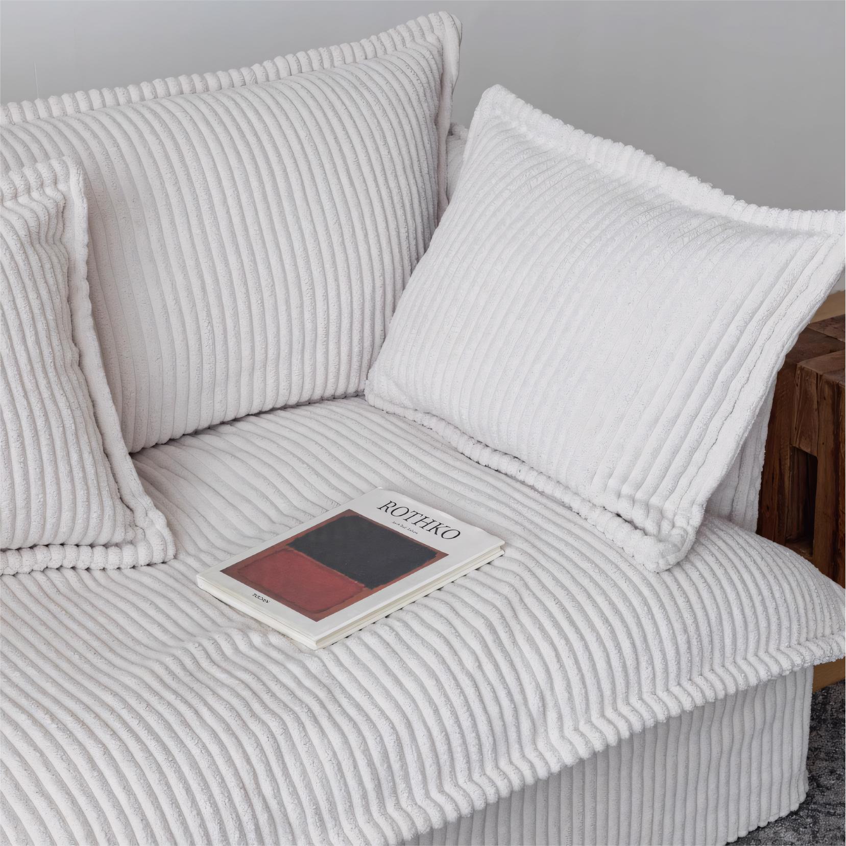 Elarem Washable fabric single sofa