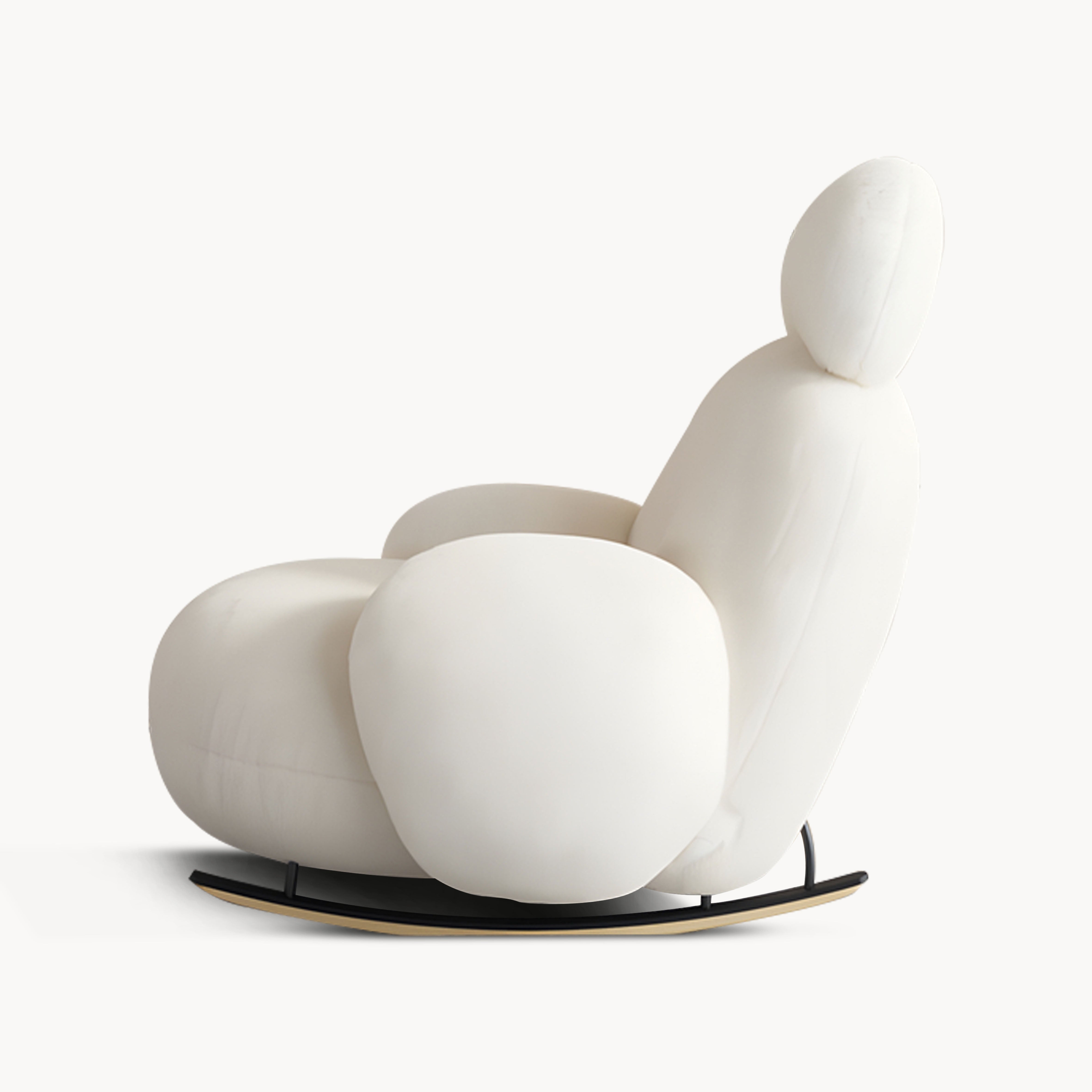 Soliwa Velvet accent chair