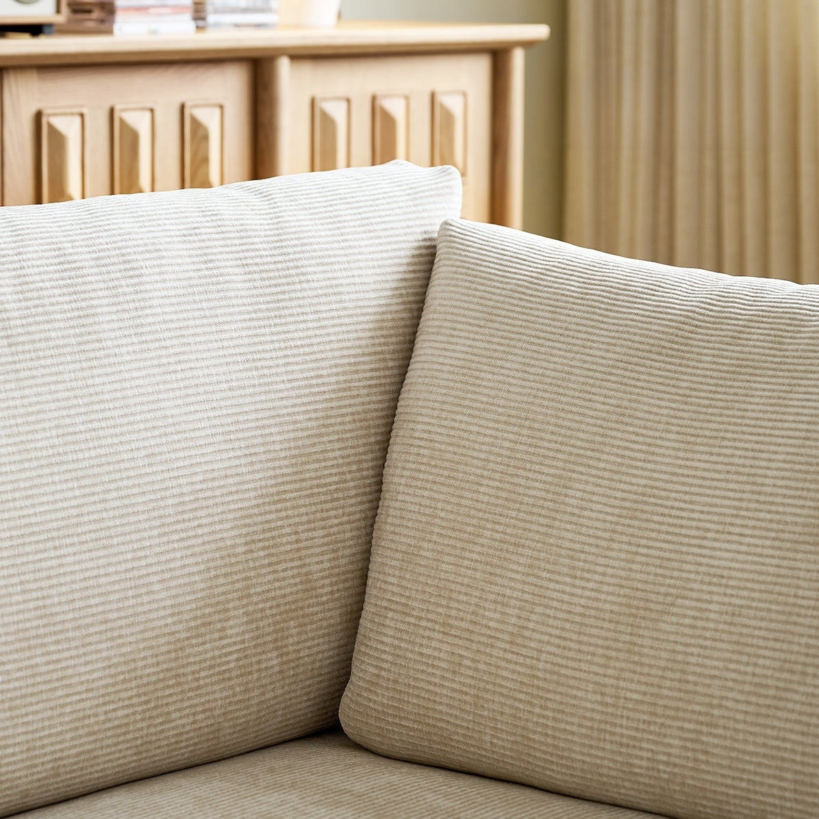 Firosu Washable fabric straight sofa-A