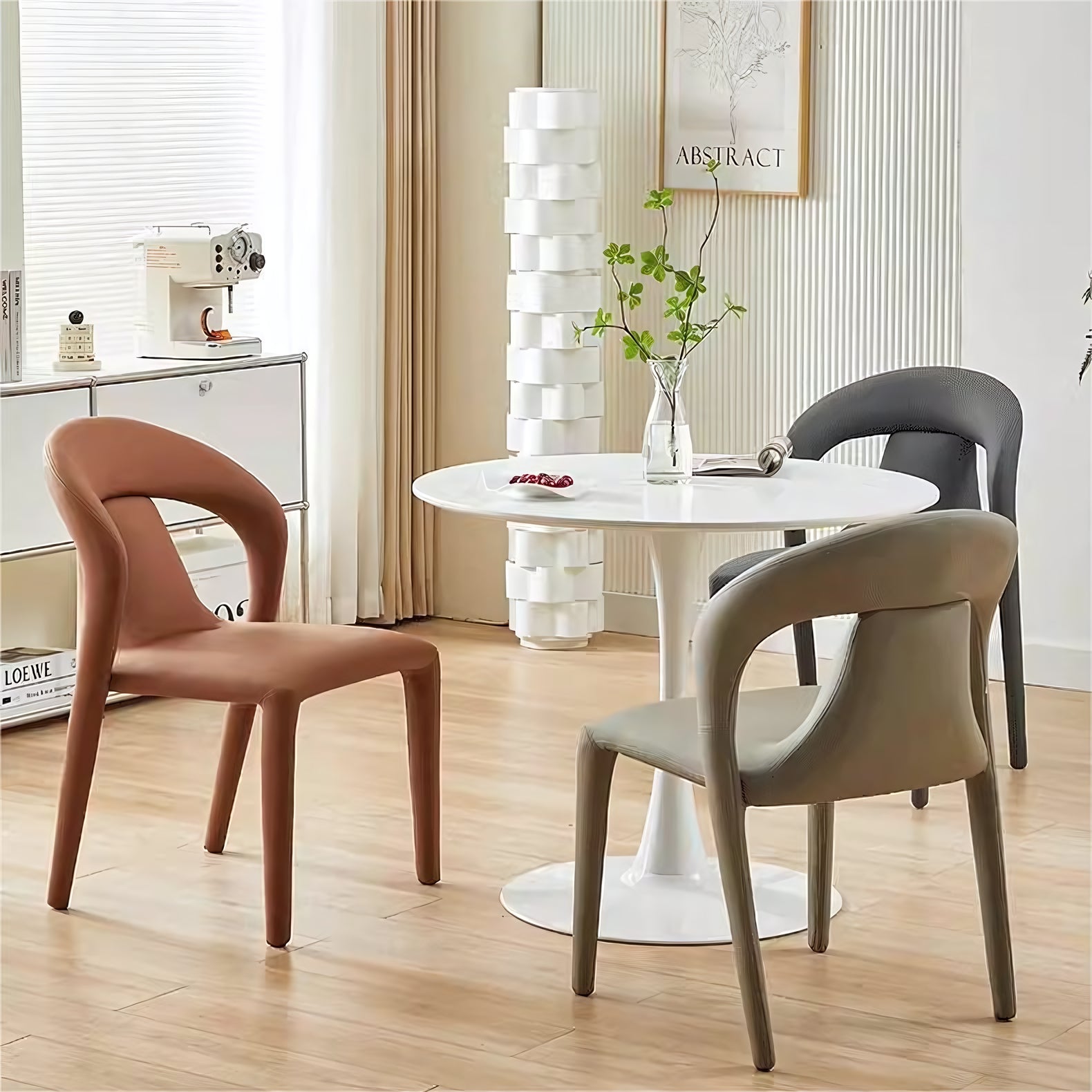 Haxie 2 pcs set-minimalist dining chair