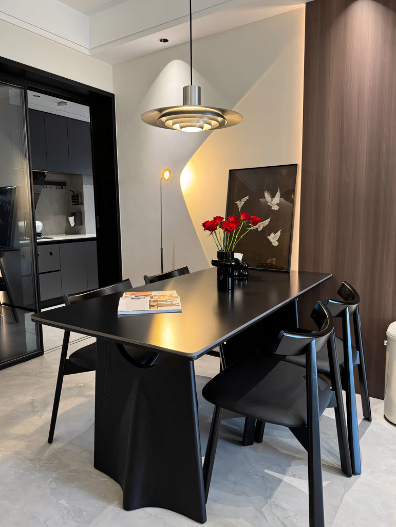 Yaleo  Sintered stone rectangular dining set