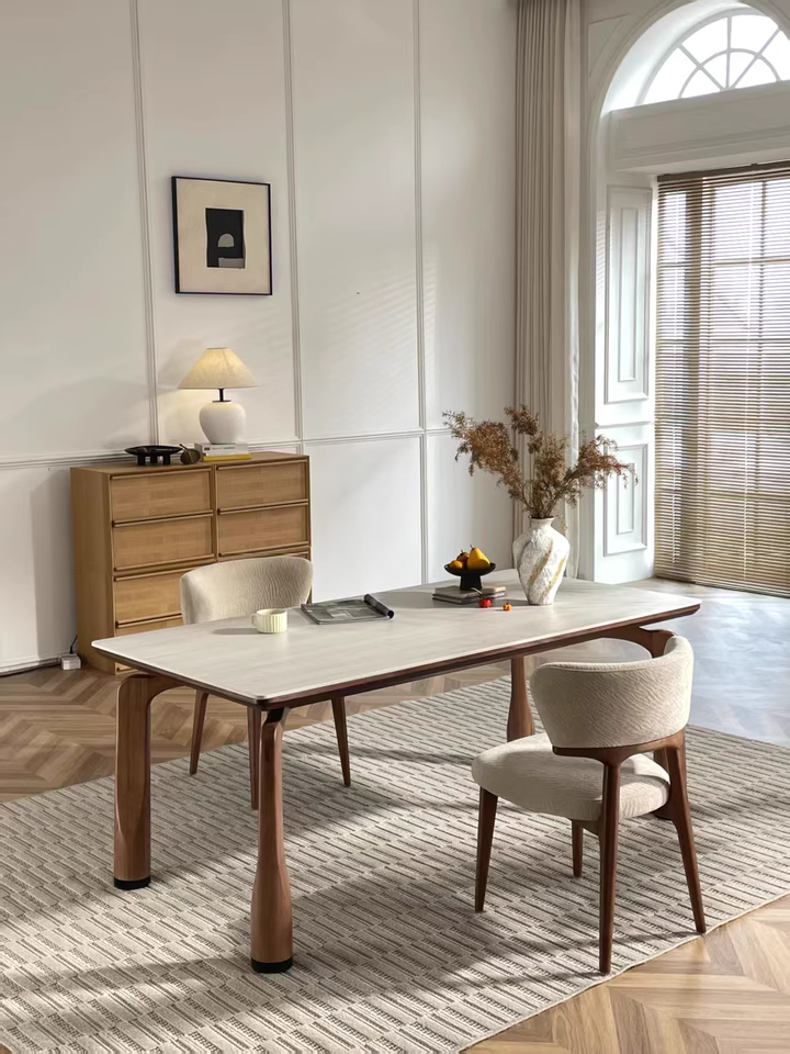 Keinn Sintered stone rectangular dining table