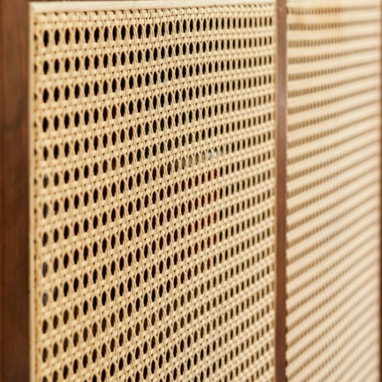 Filayre Ash wood natural rattan sideboard