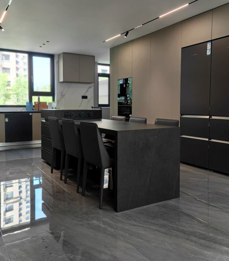 Doniky 2 pcs set-minimalist dining chairs-B