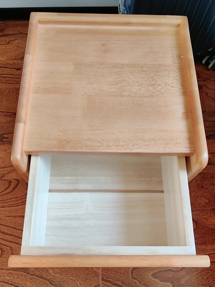 Biadra 2pcs solid wood nightstands