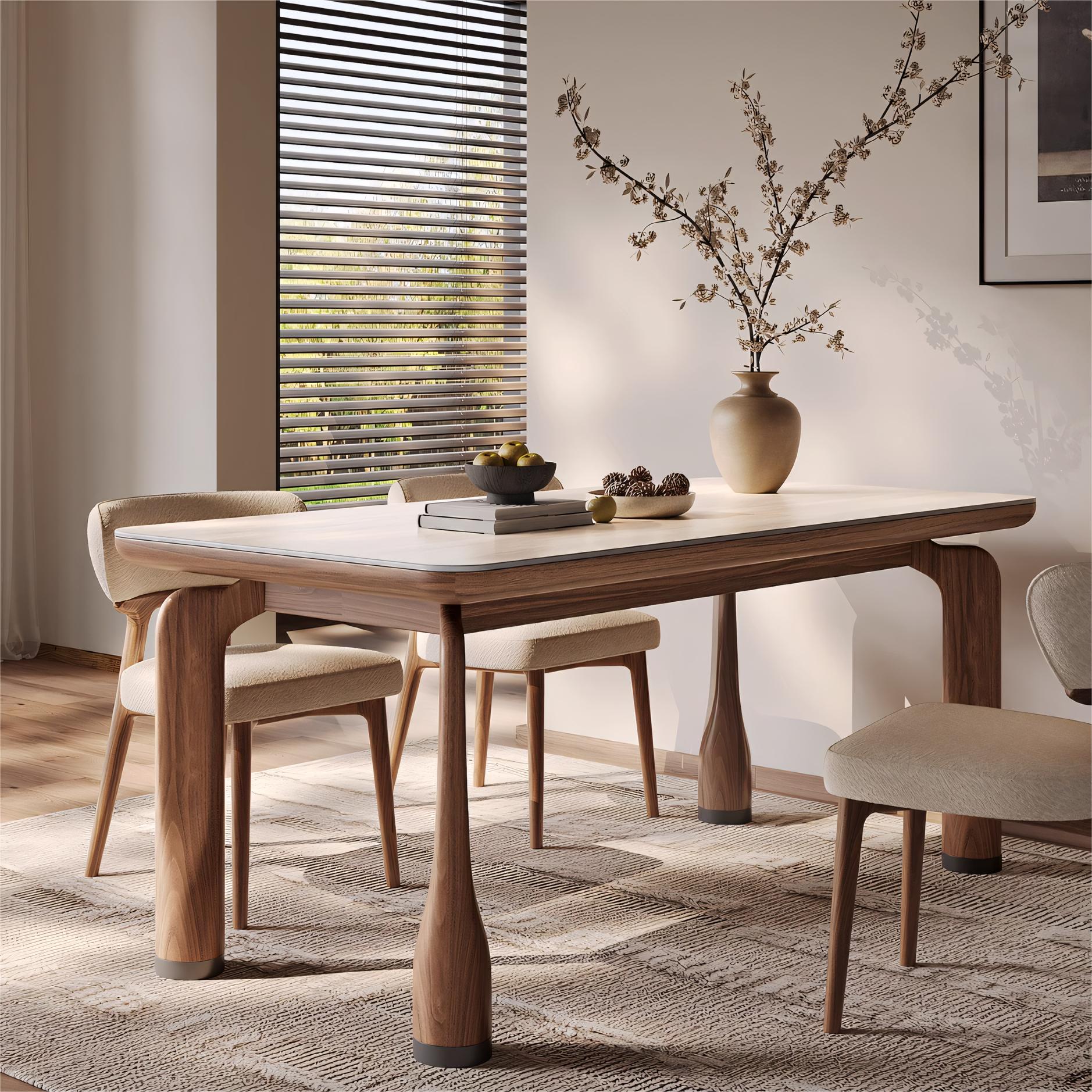 Keinn Sintered stone rectangular dining table