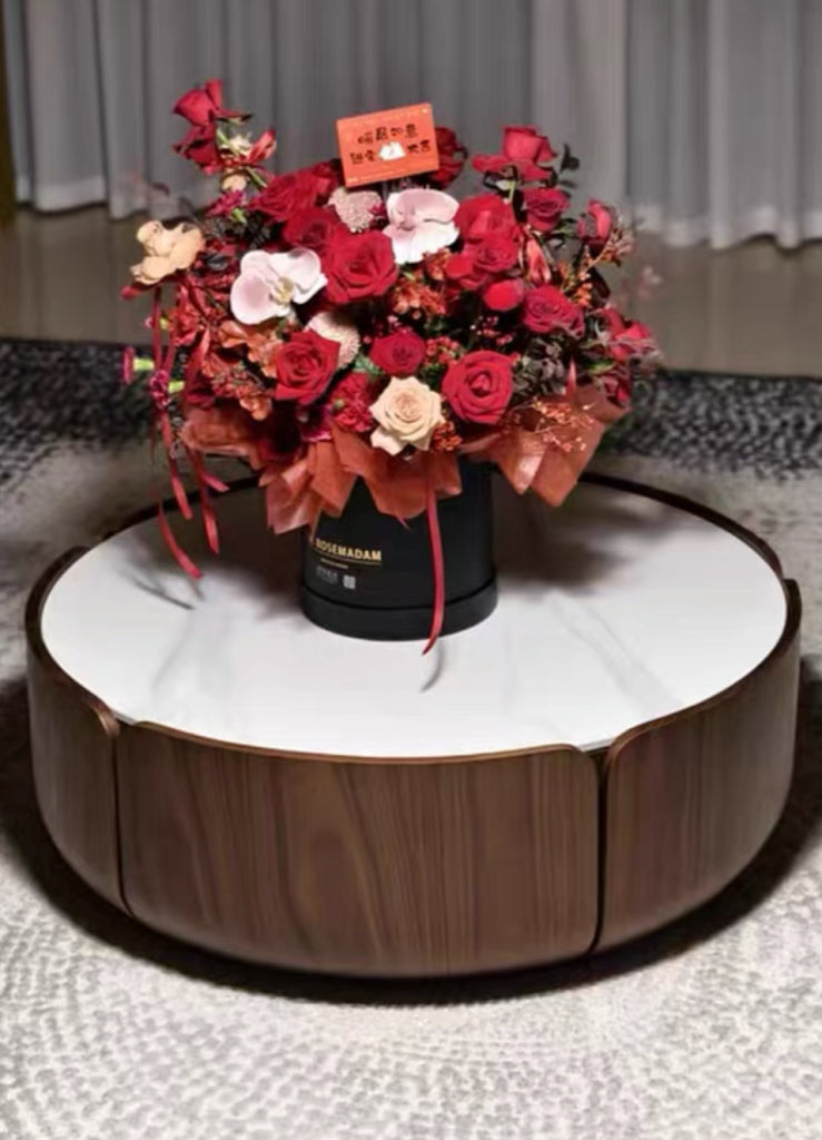 Midofas Walnut coffee table set