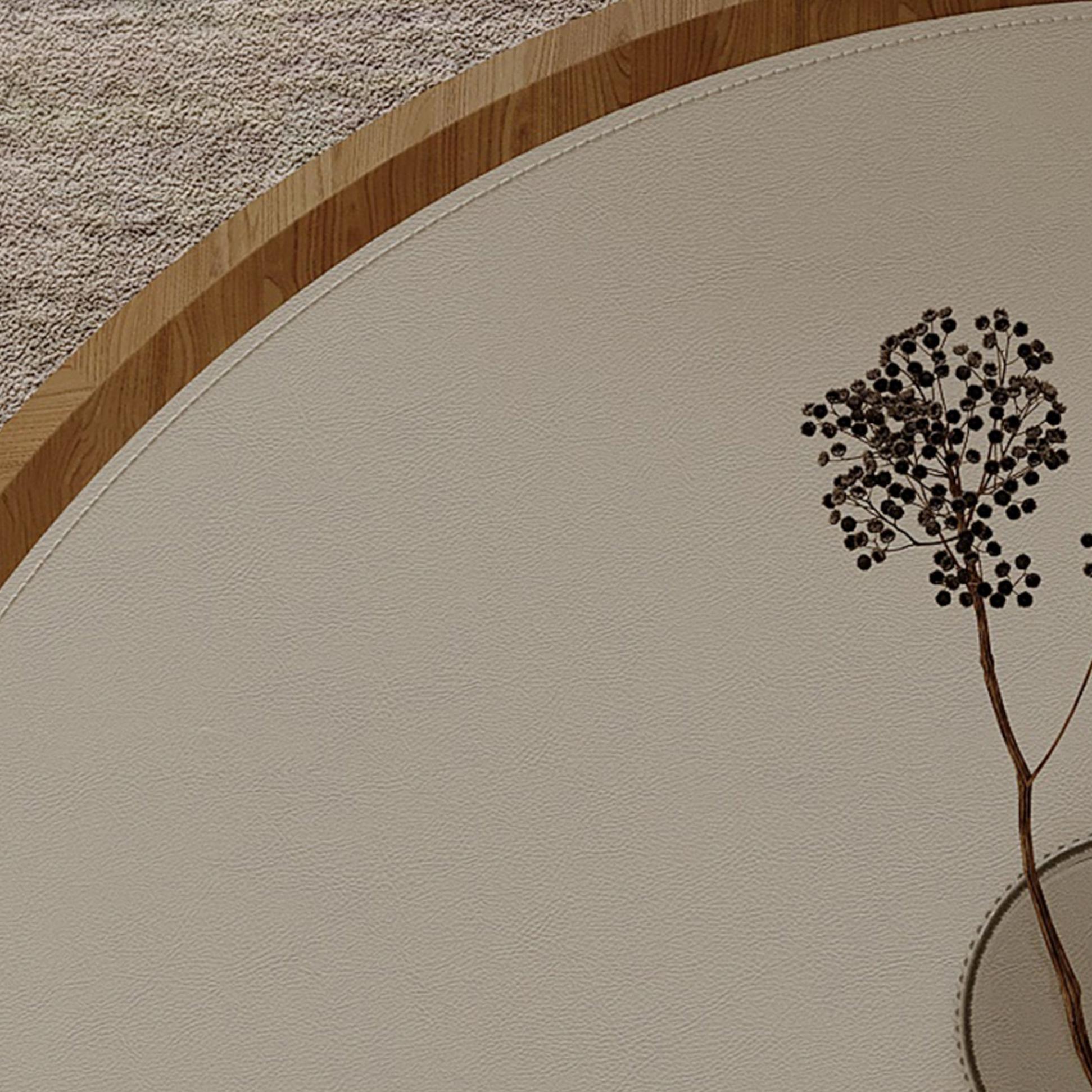 Zalli Modern leather coffee table