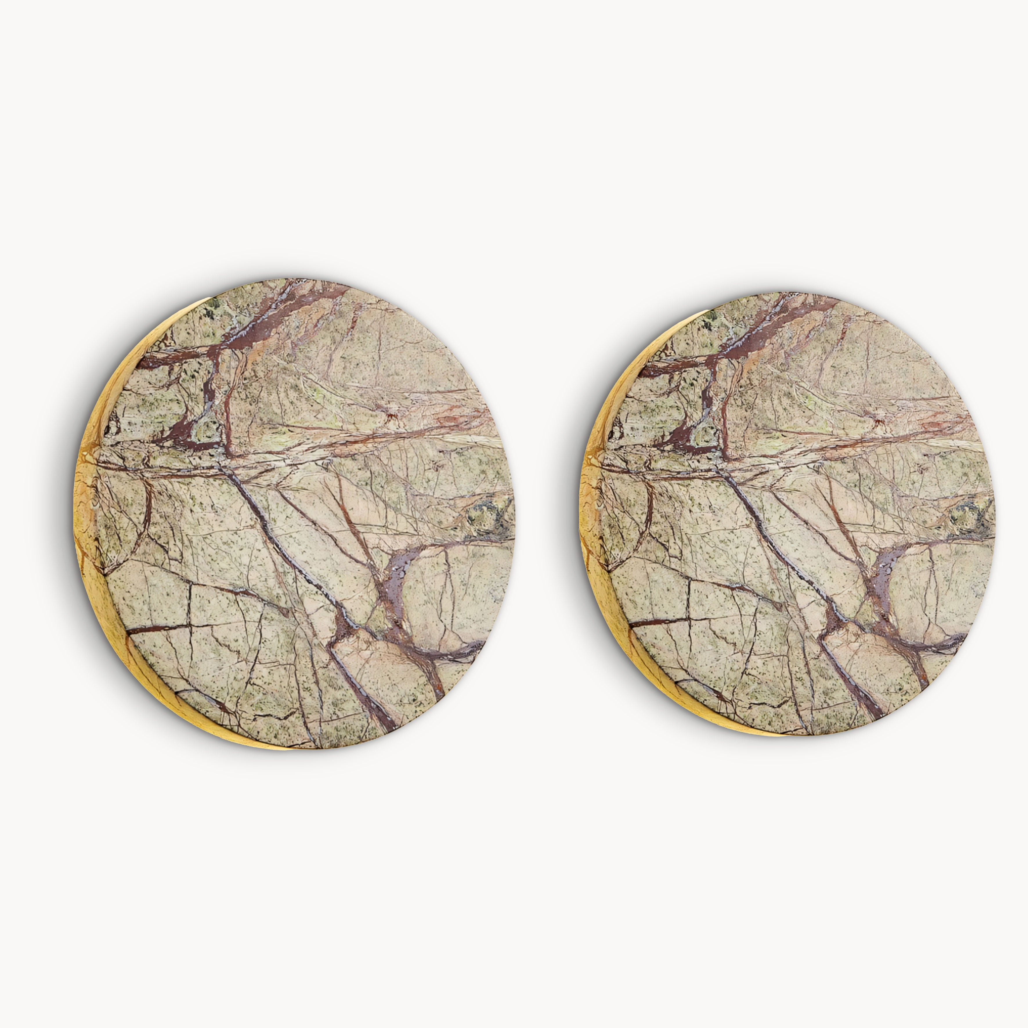 Sewan 2pcs natural marble wall lights bedside lights