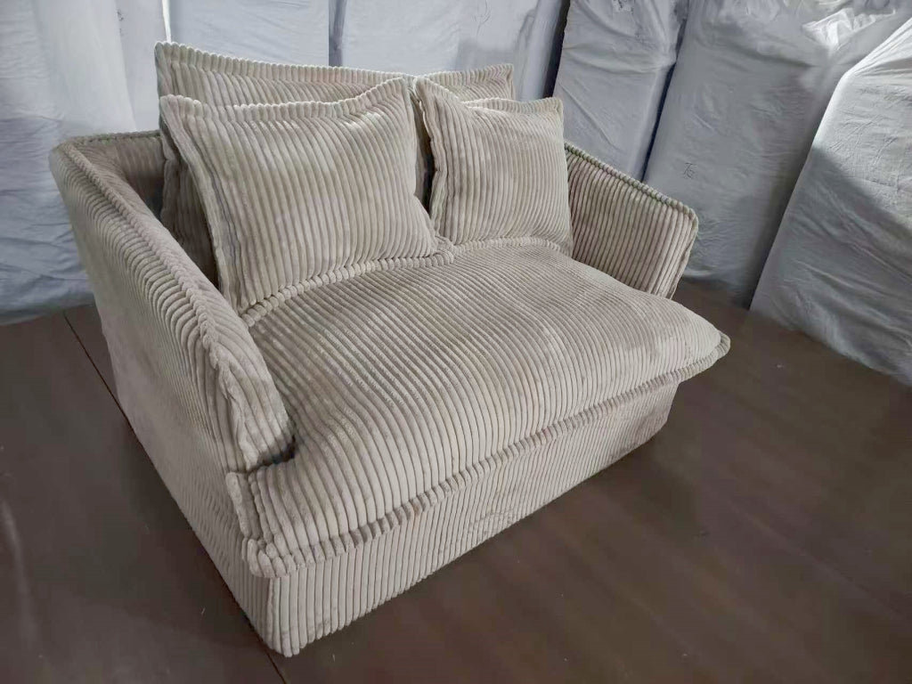 Elarem Washable fabric single sofa-B