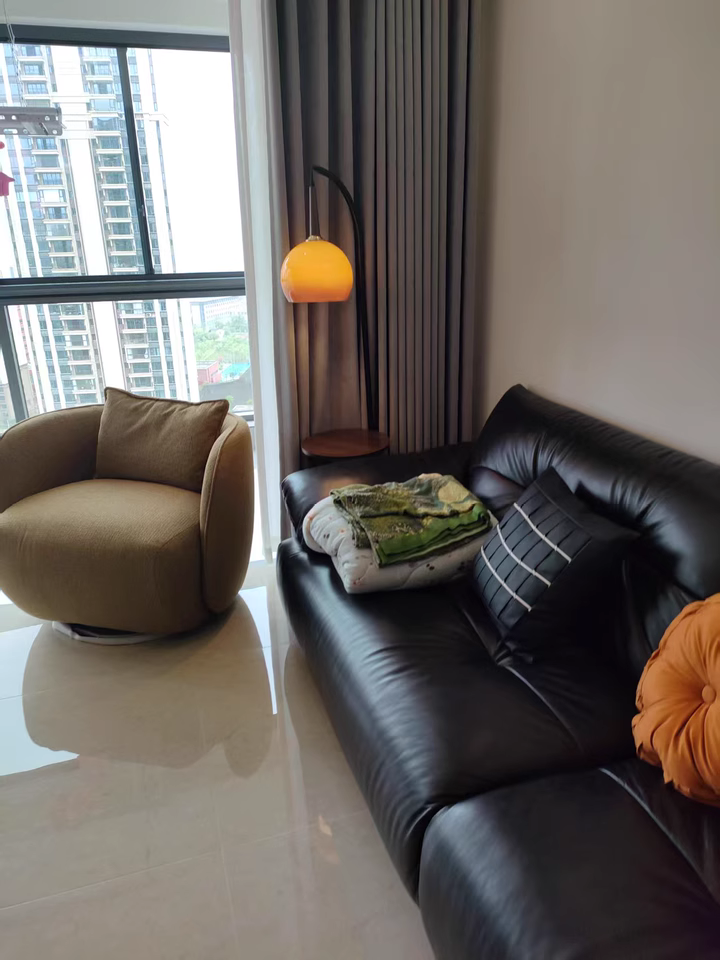 Zenarm 360° rotatable fabric single sofa