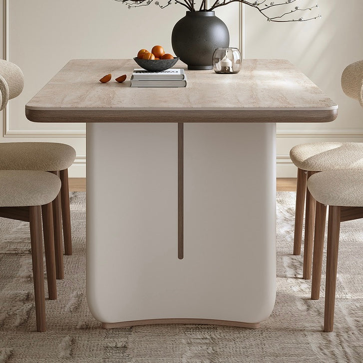 Shileay Sintered stone rectangular dining set