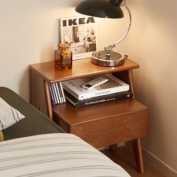 Jovra 2pcs solid wood nightstands