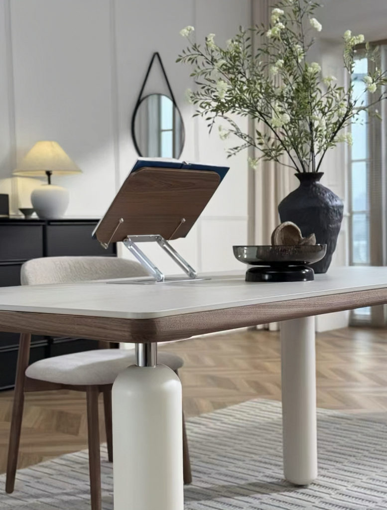 Lessimo Sintered stone rectangular dining set