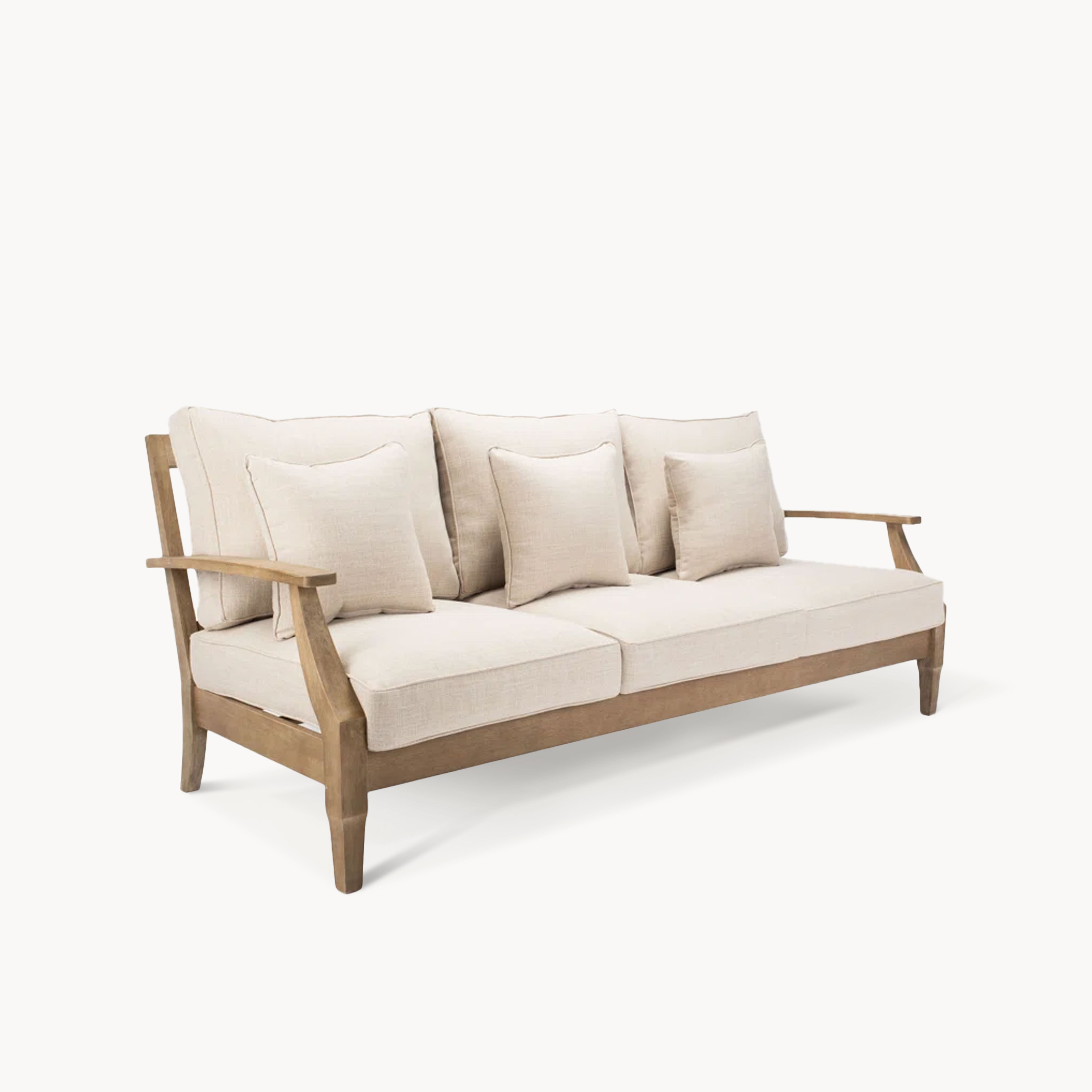 Zoneri Solid wood outdoor sofa