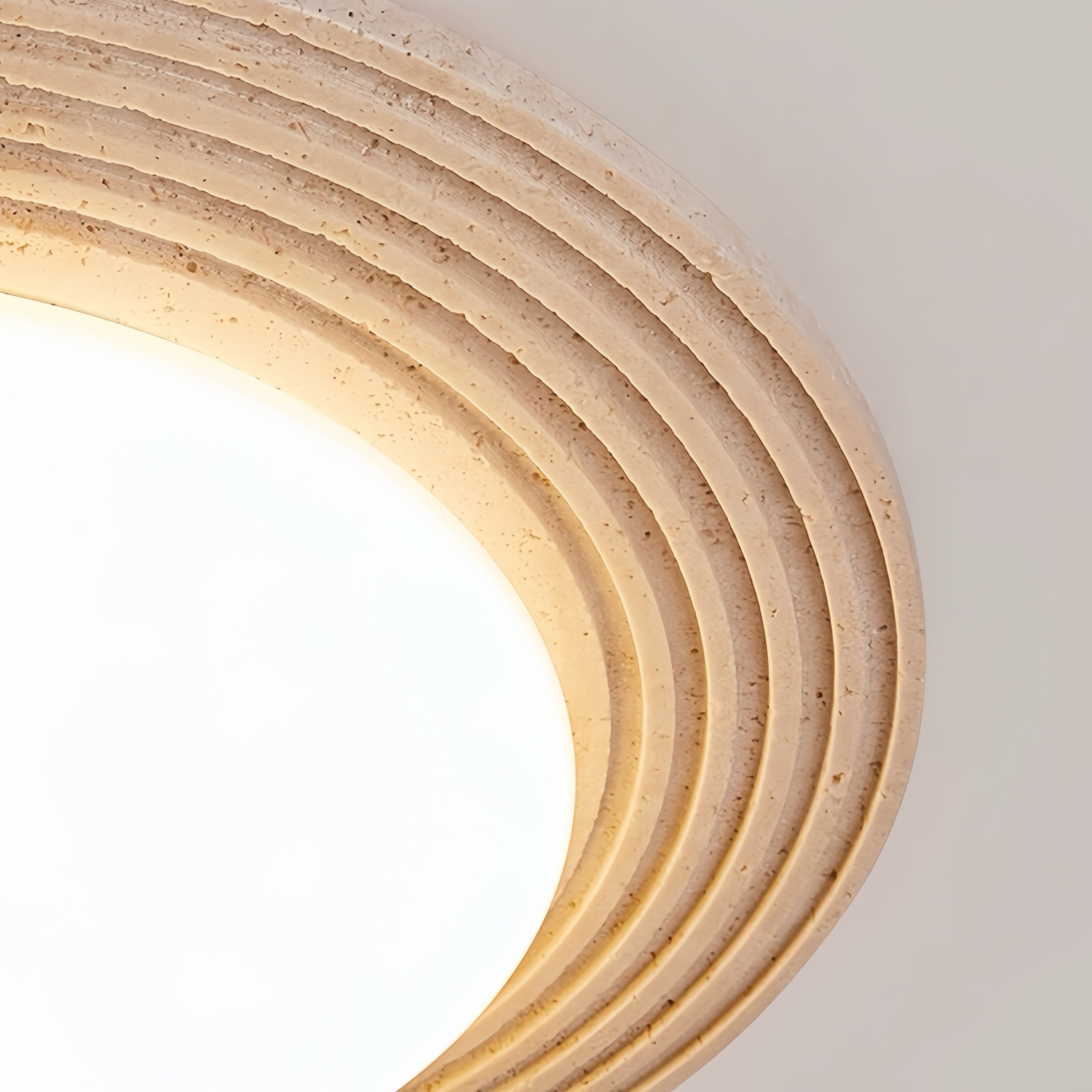 Valit Beige travertine ceiling light
