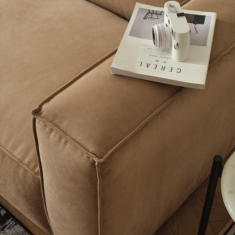 Tedosa Fabric straight sofa
