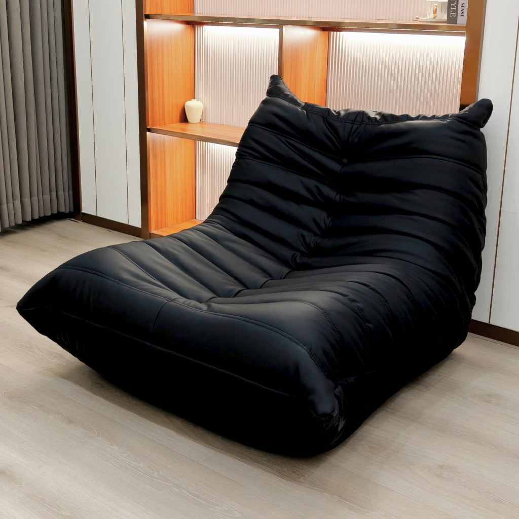 Likuro Wrinkled body fitted single sofa-A