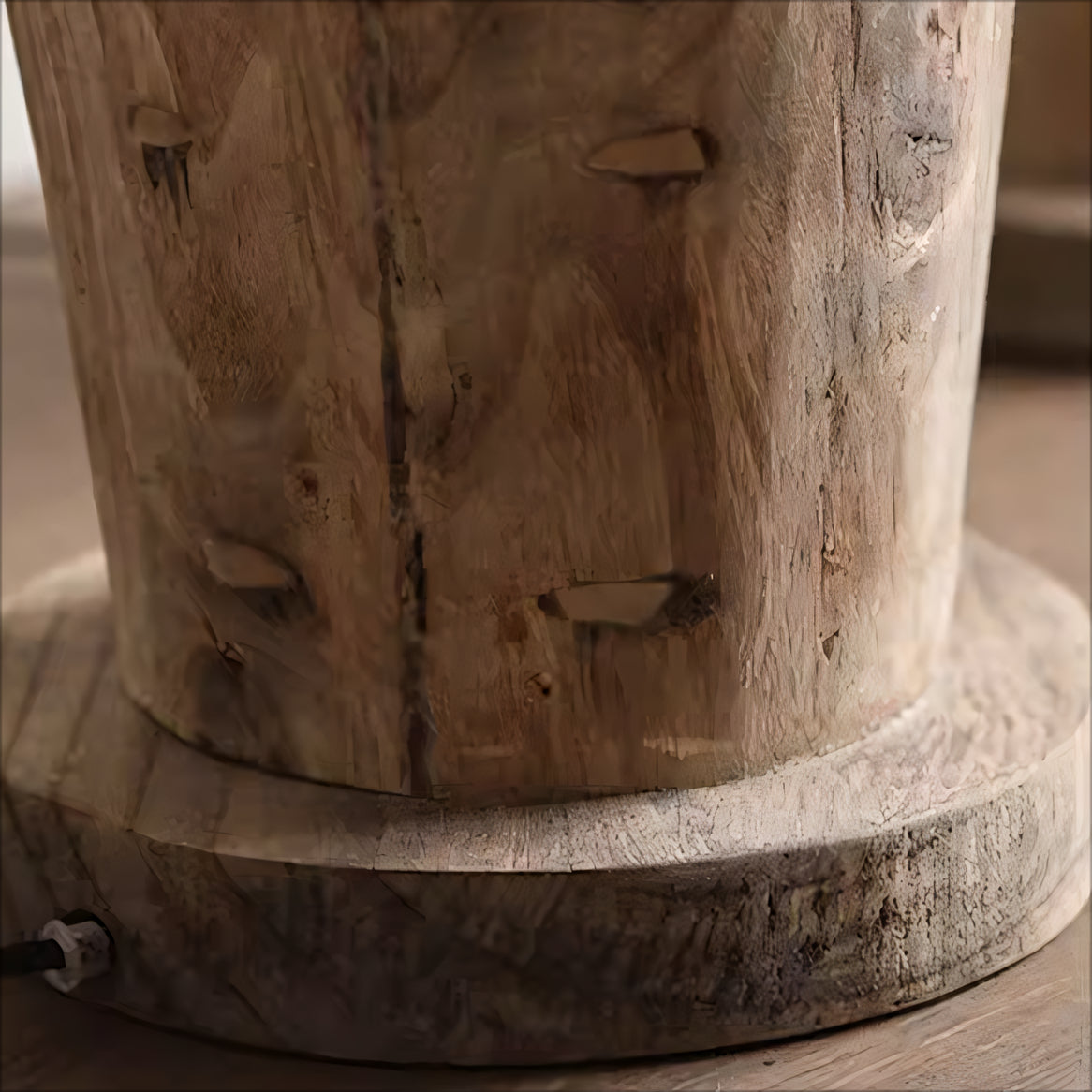 Danire Solid wood floor lamp