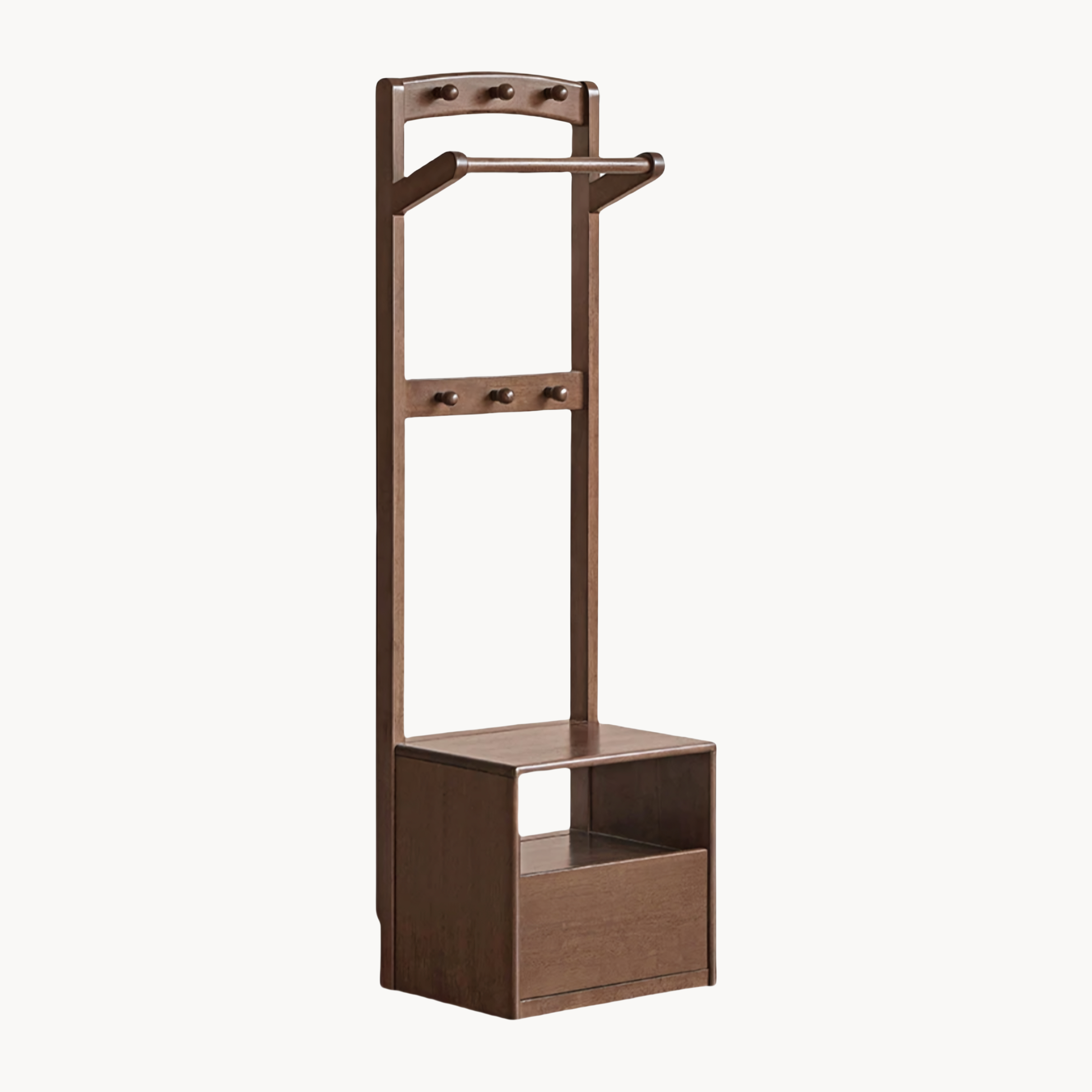 Orsova Clothes rack with storage cabinet