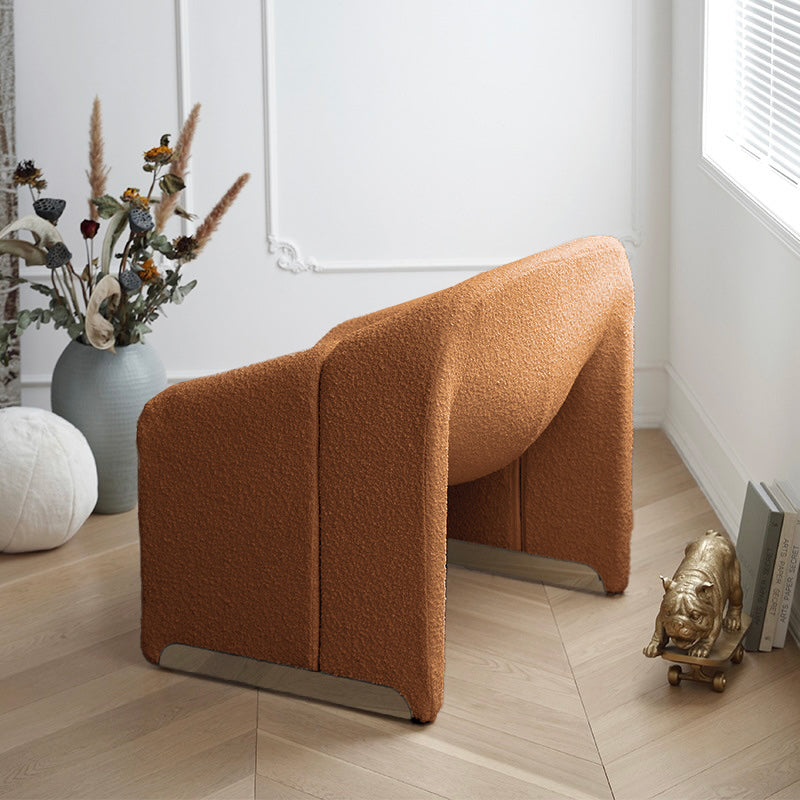 Omiwar Wool-like accent chair-A