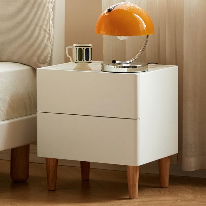Cedarri 2pcs solid wood nightstands-B