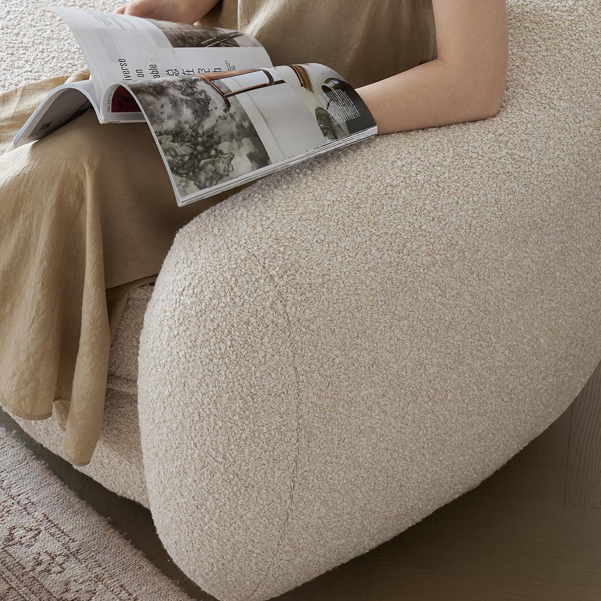 Oliea One-piece curved sofa