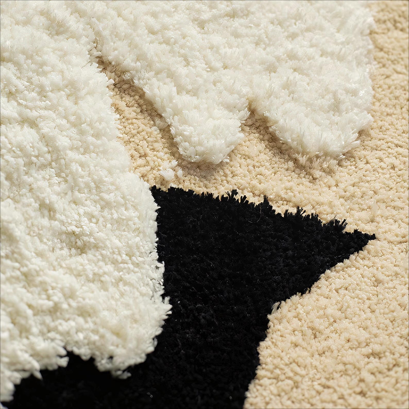 Hinse Polyester floral pattern carpet rug