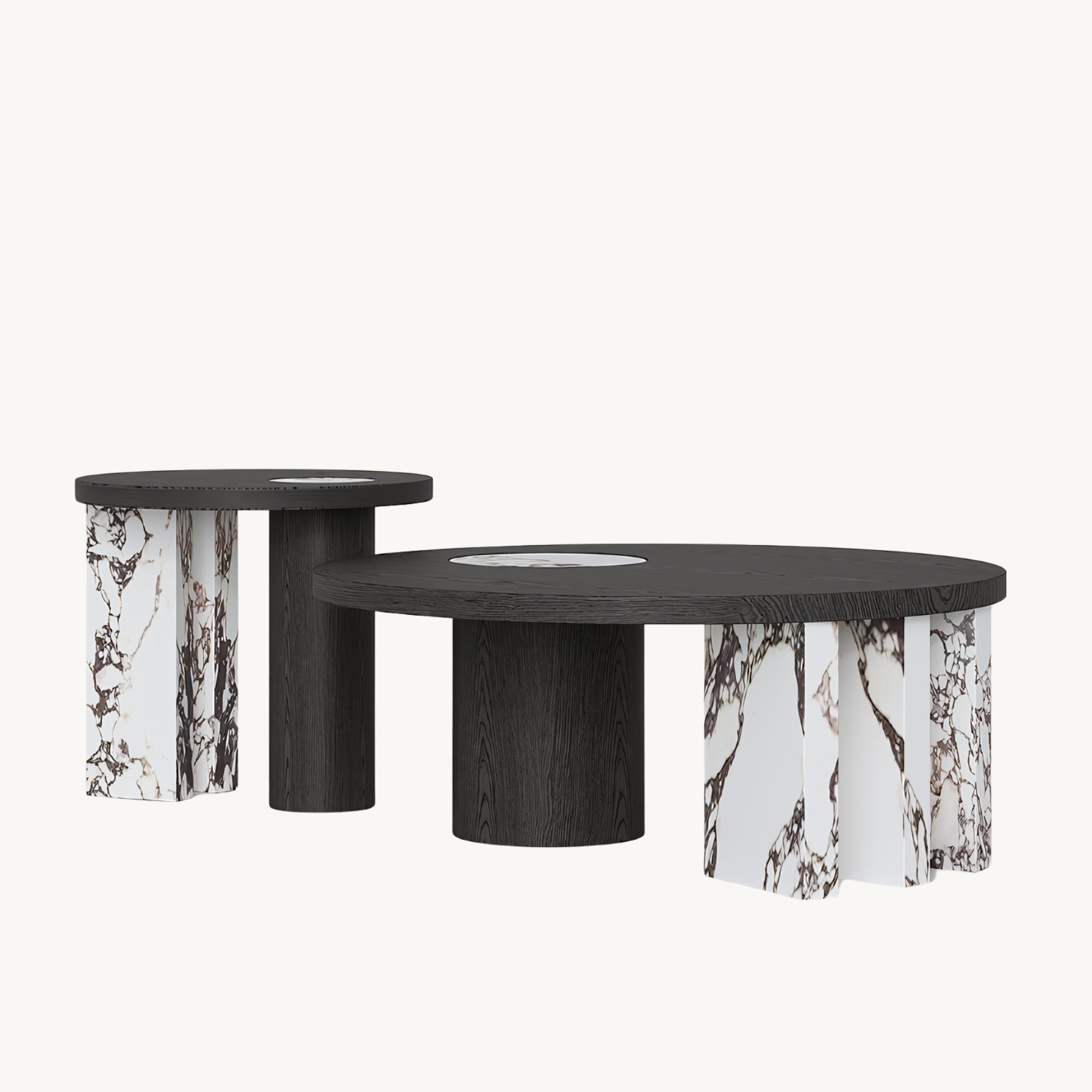 Resnova Modern coffee table side table set