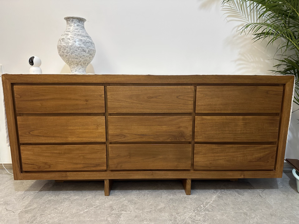 Grozil Teak solid wood sideboard