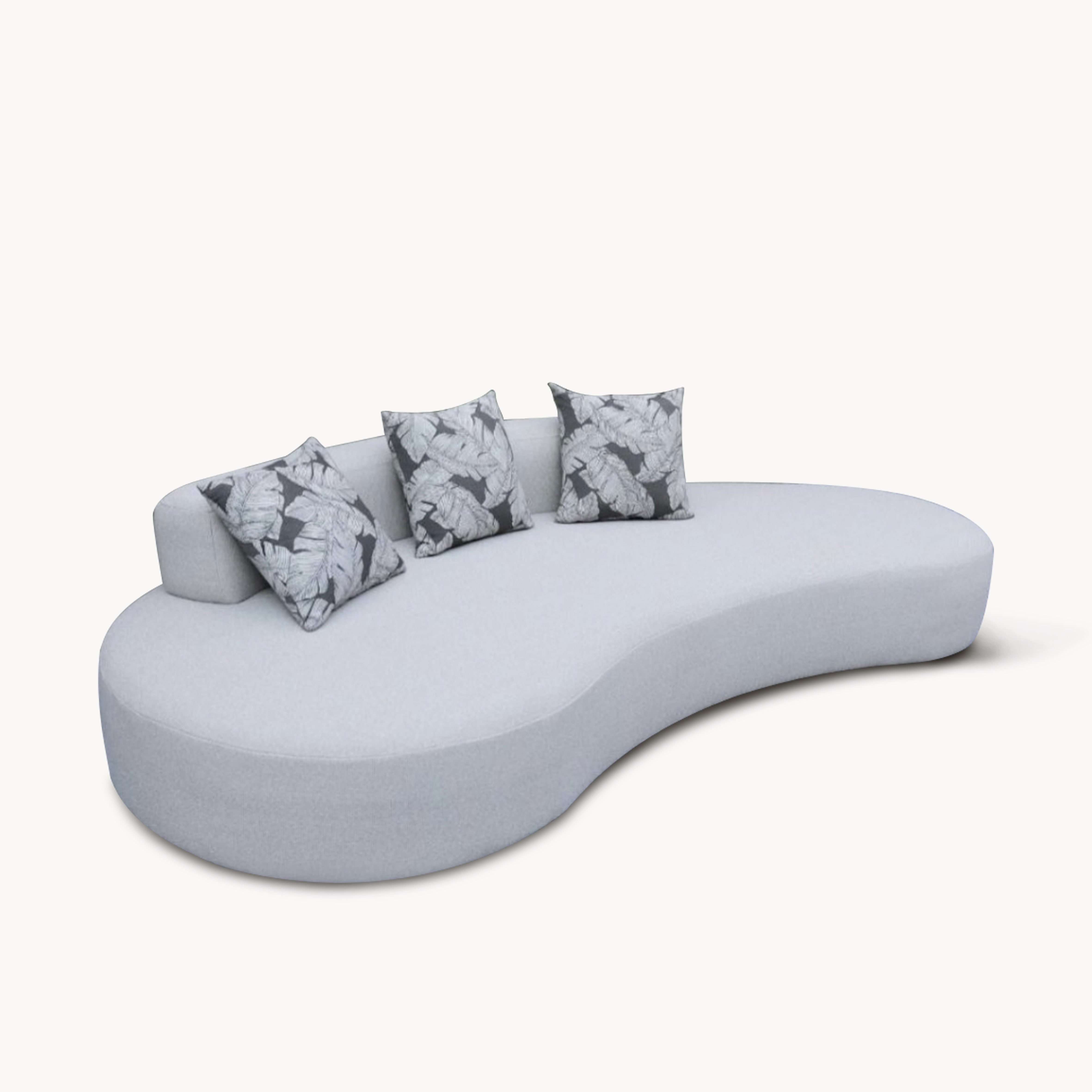 Opree Minimalist one-piece outdoor sofa