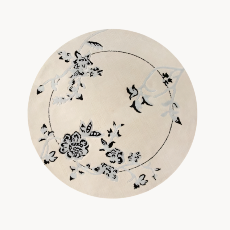 Yilis Nylon floral pattern carpet rug