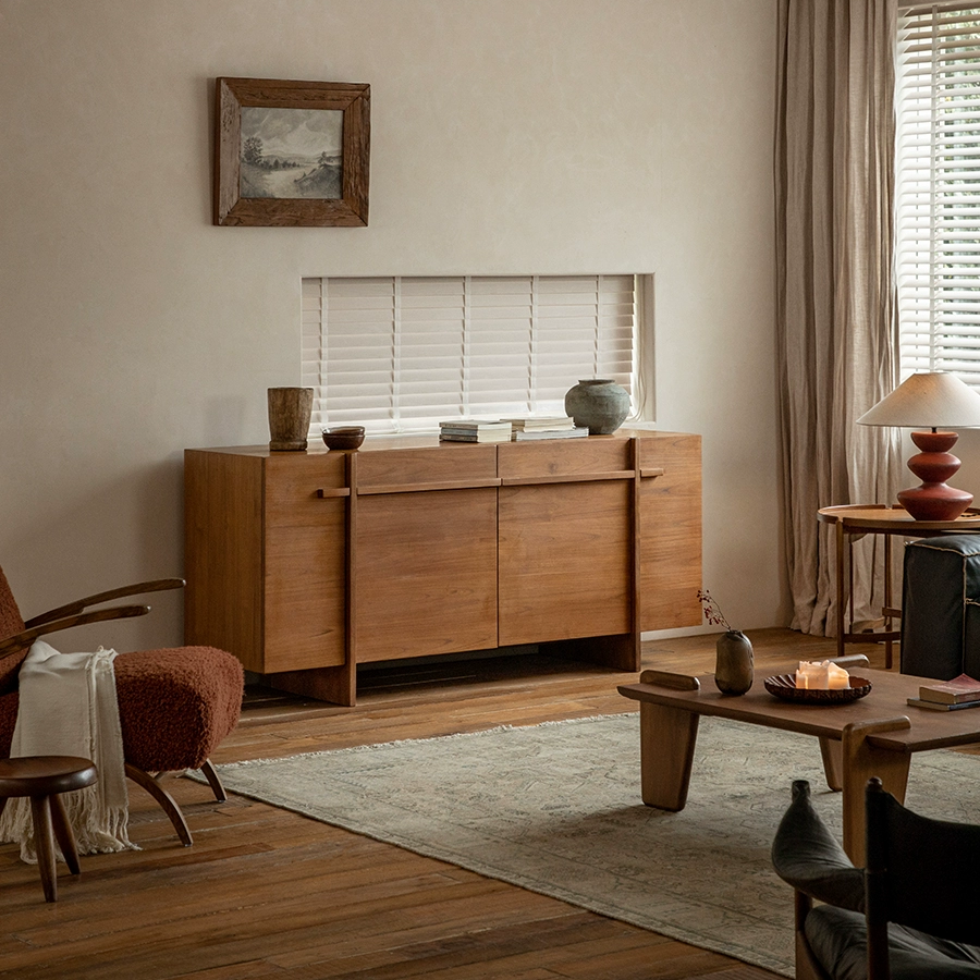Balix Teak solid wood sideboard