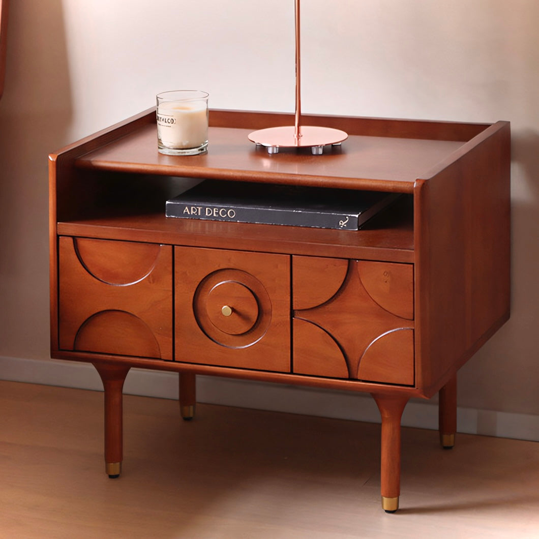 Calir 2pcs boxwood nightstands