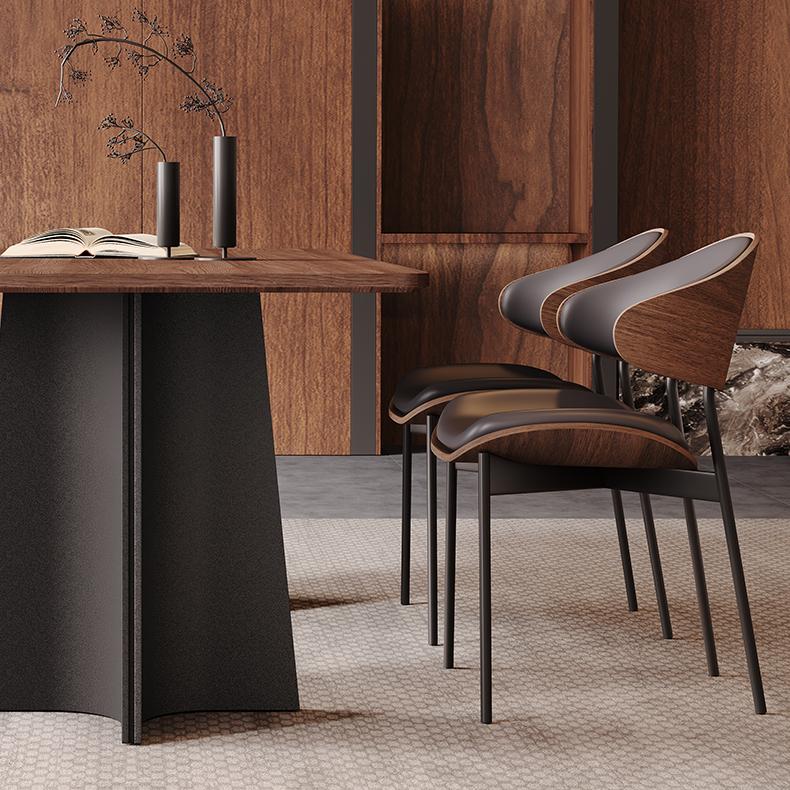 Solena Minimalist rectangular dining set