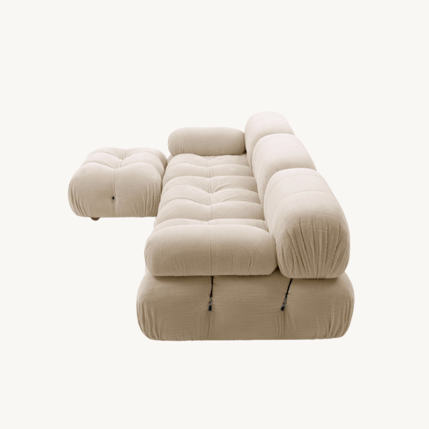Chelo Minimalist modular sofa with ottoman