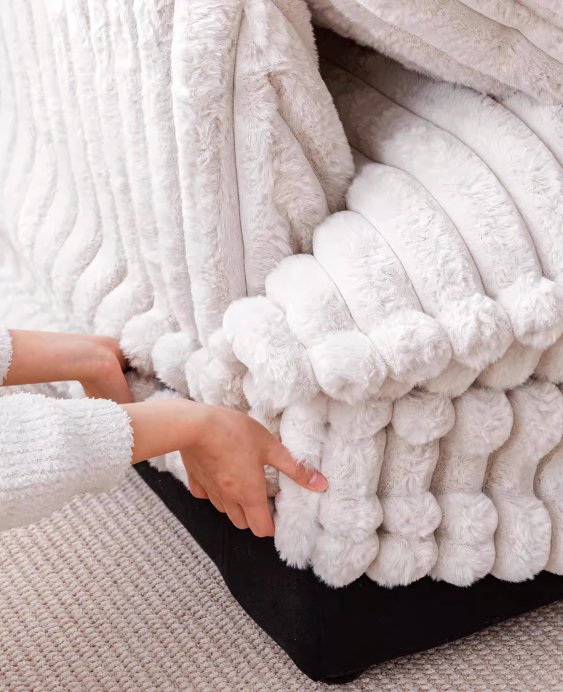 Elarem Washable fabric single sofa-C