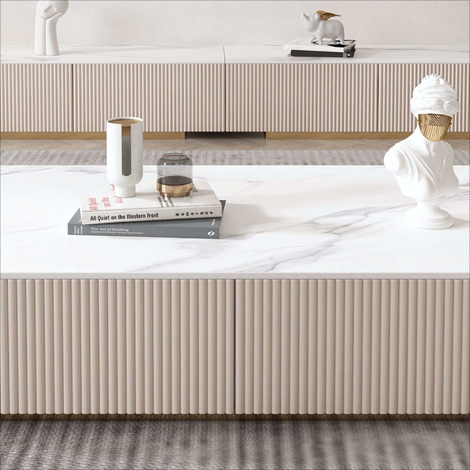 Rasigio Modern rectangular coffee table