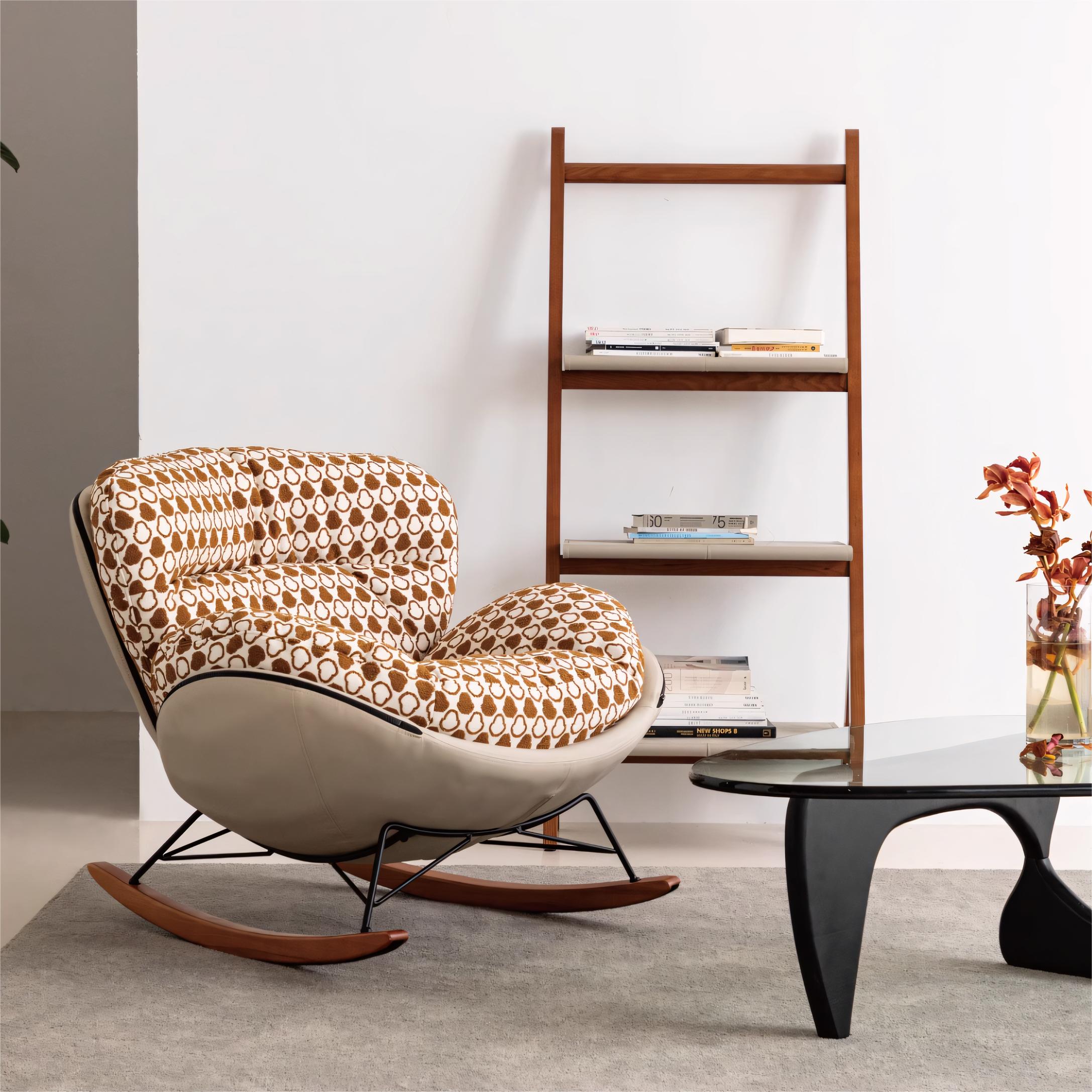 Amati Fabric rocking chair-B