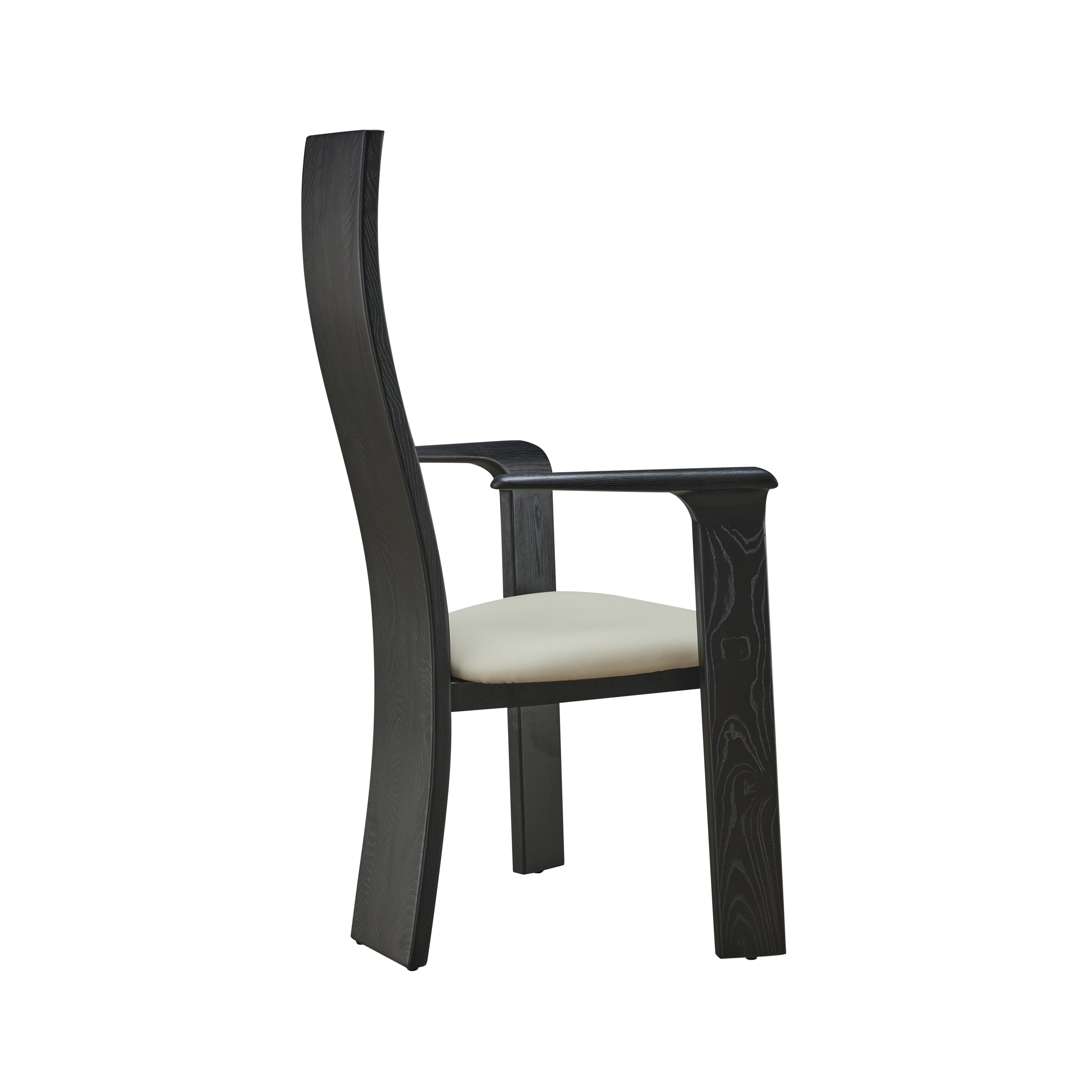 Gavriel 2pcs ash wood leather dining chairs