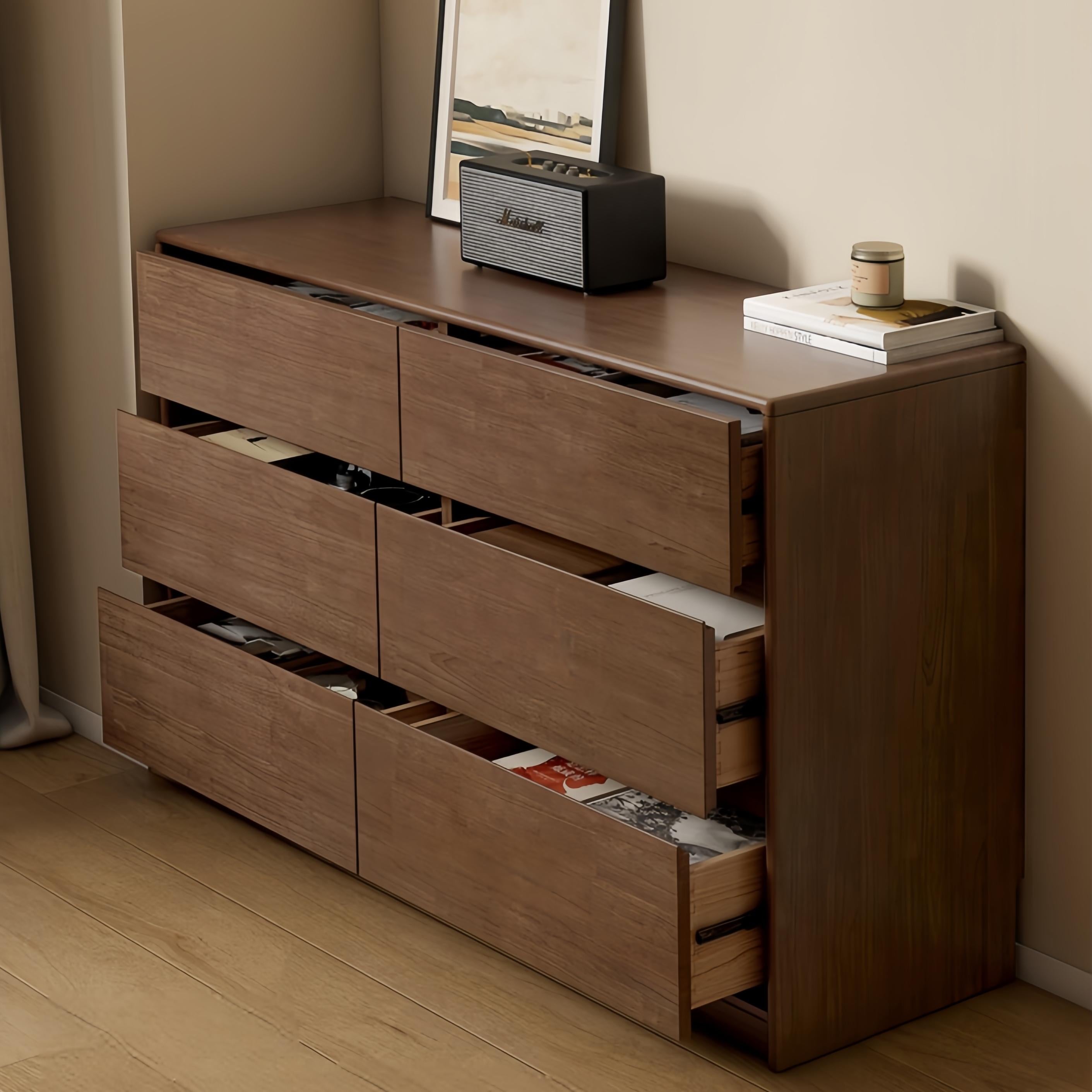 Amozi Solid wood chest of drawers