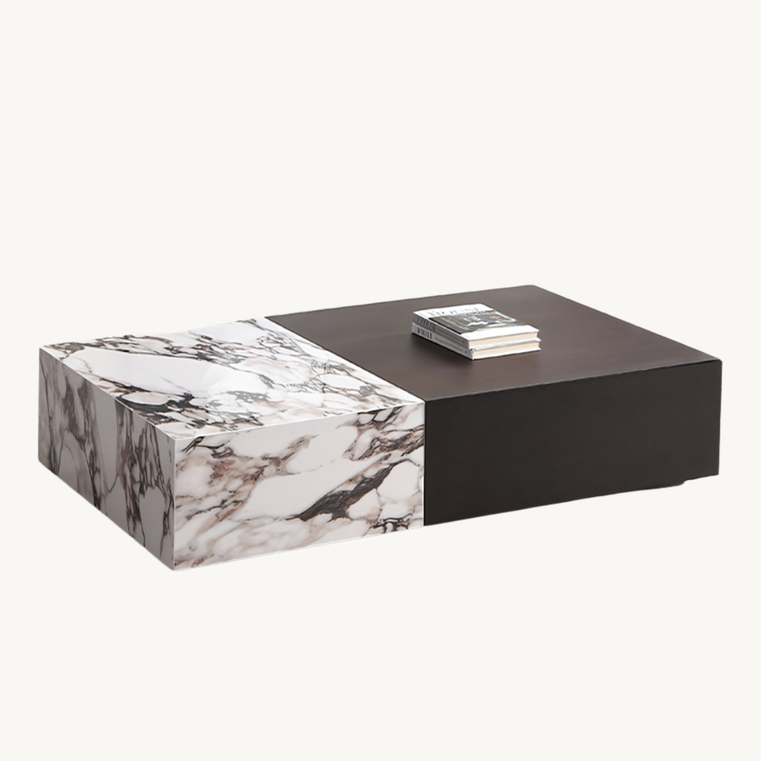 Vileap Sintered stone slab rectangular coffee table