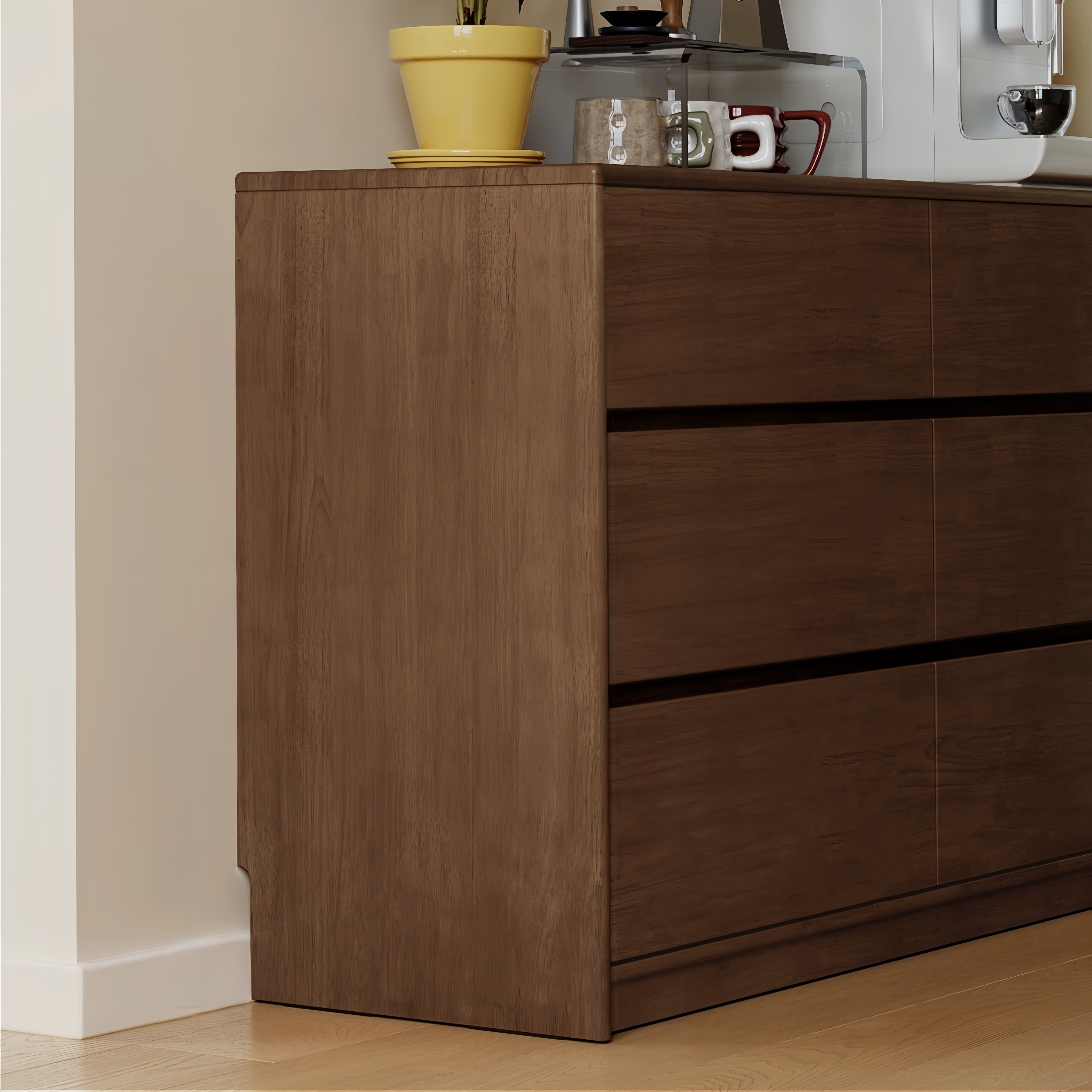 Amozi Solid wood chest of drawers
