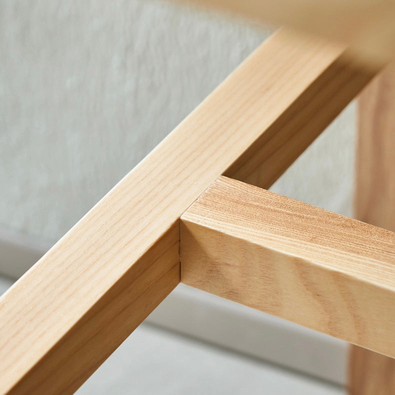 Pularit Ash wood natural rattan sideboard chest of drawers