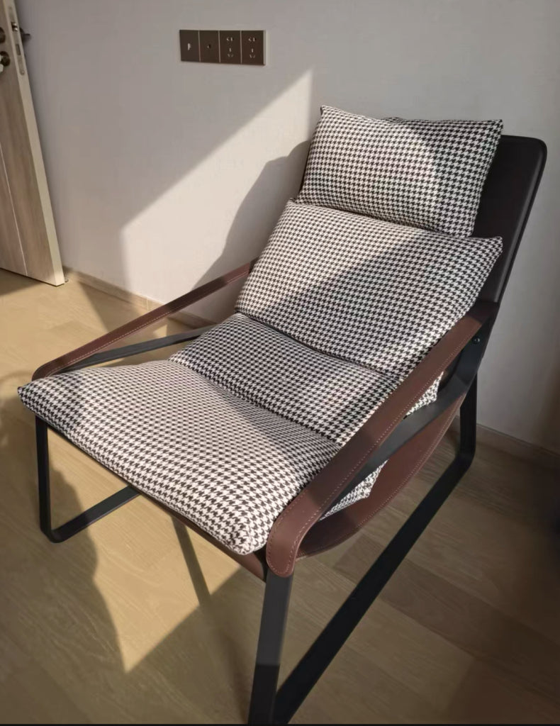 Jamoter Leather accent chair