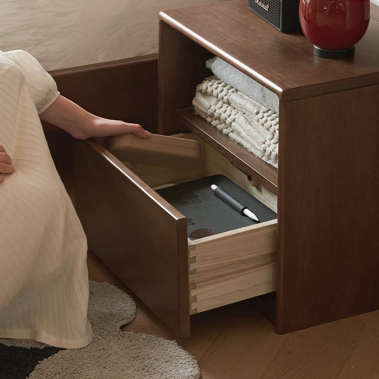 Orsova Clothes rack with storage cabinet