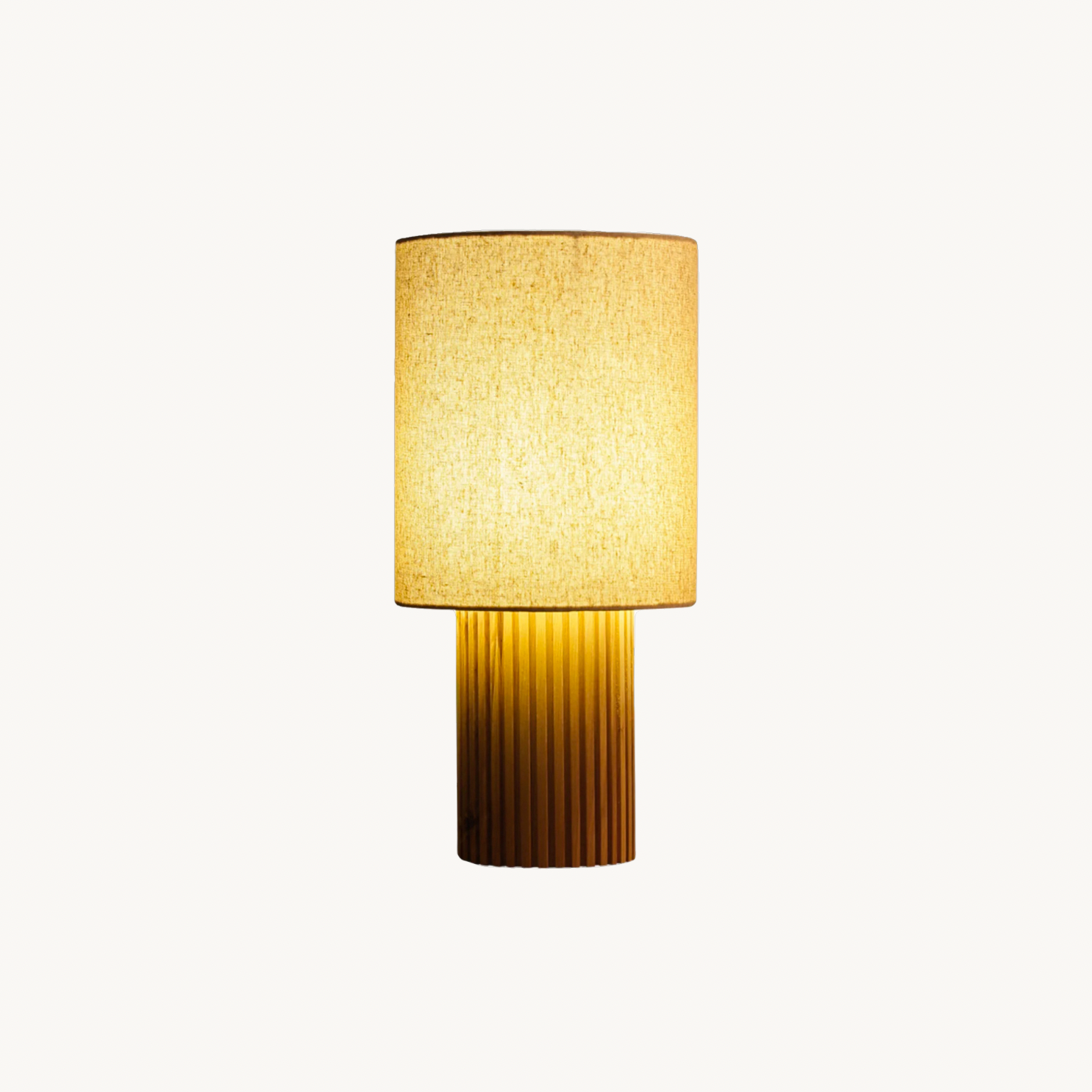 Timino Solid wood fabric lamp